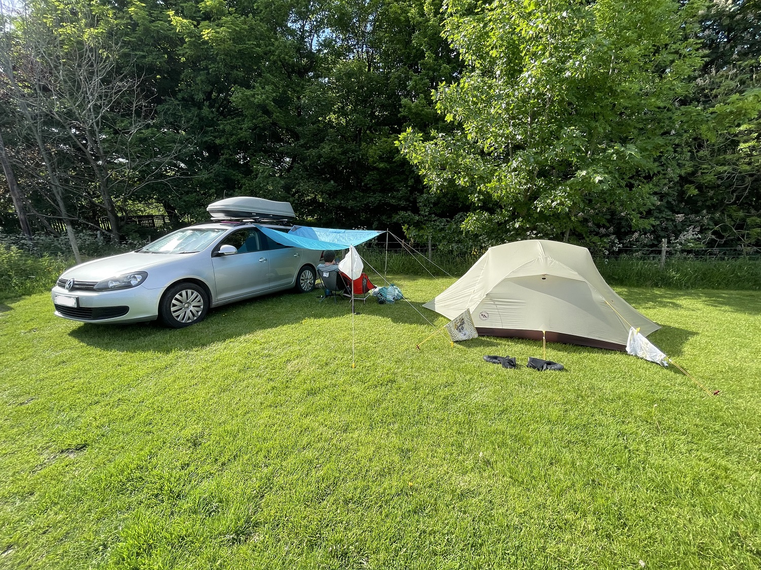 CamoCamp-Car Trunk Tent  Car tent, Tent, Suv camping
